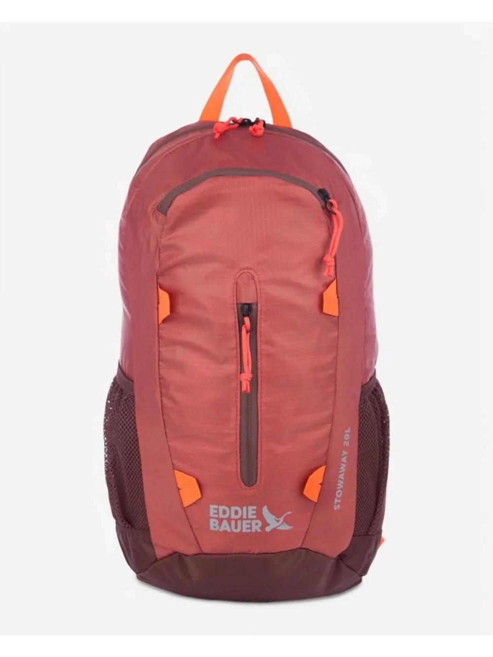 Packable Maroon Backpack, Lightweight 20L Travel Bag, Water-Resistant Daypack